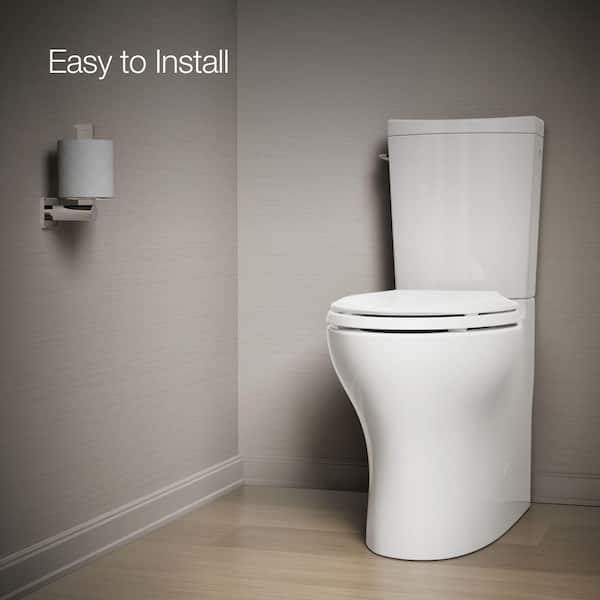 KOHLER Dual-Flush Trip Lever Left-Hand, Vibrant Titanium K-9237-TT