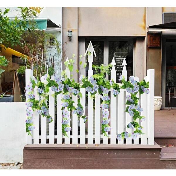 5.91 in. Artificial Blue Color Family Indoor/Outdoor Morning Glory