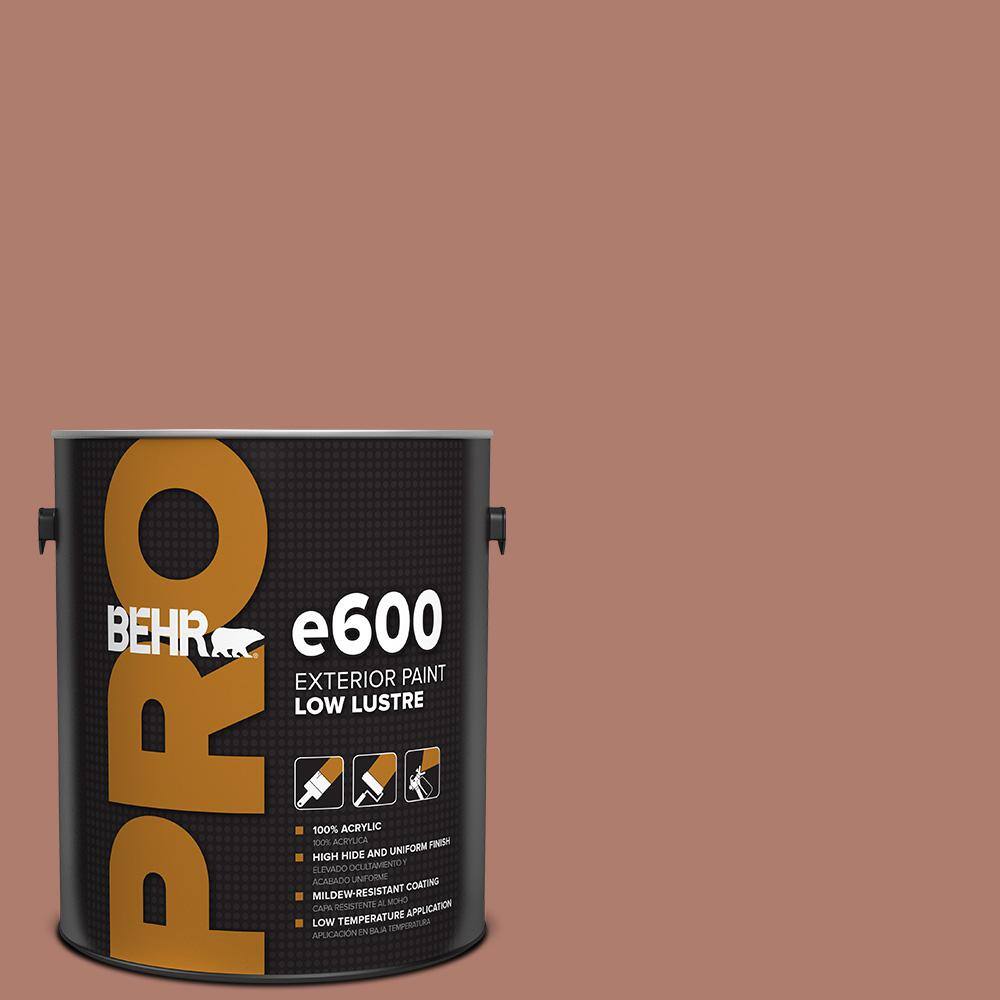 BEHR PRO 1 gal. PPU211 Mars Red Low Luster Exterior Paint PR62301