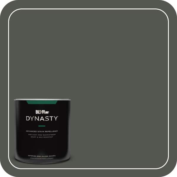 BEHR DYNASTY 1 qt. #ECC-47-3 Twilight Forest Semi-Gloss Enamel Interior Stain-Blocking Paint and Primer