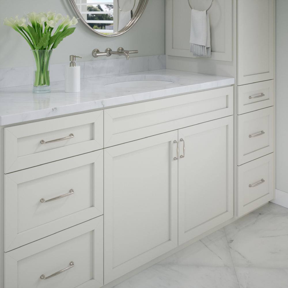 Brushed Nickel 7.8" Modern Traditional Bar Pull