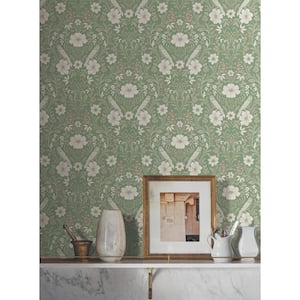 Colette Bright Green Wallpaper