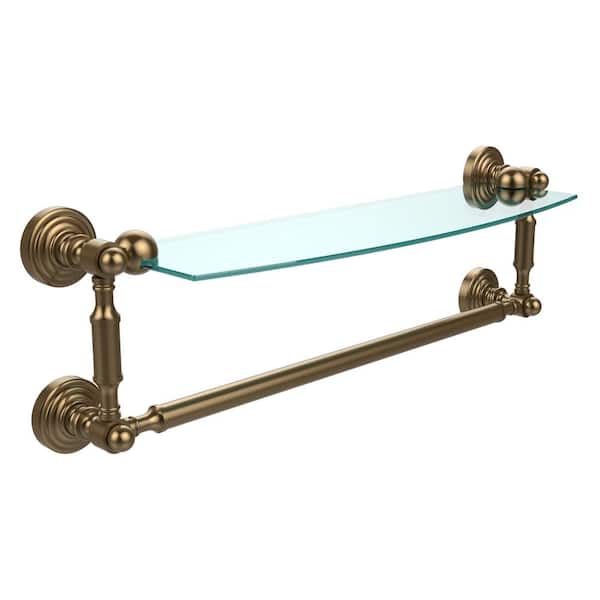Allied Brass Waverly Place 30-in double Satin Brass Wall Mount