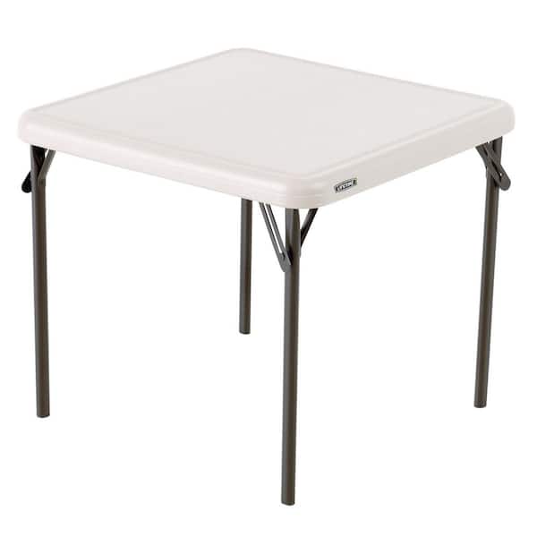 Children's 24 in. W Square Almond Folding Table