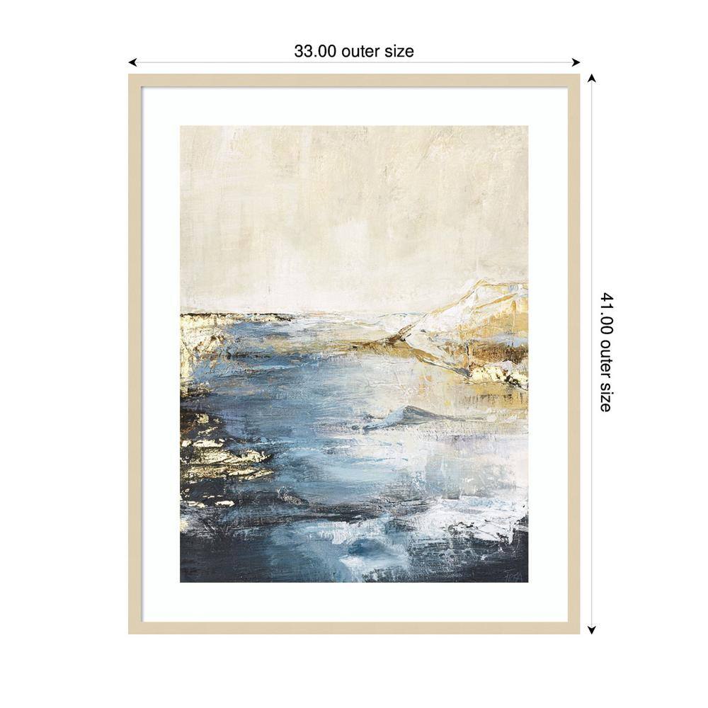 Cow Meadow V Svelte Natural Framed Wall Art Print