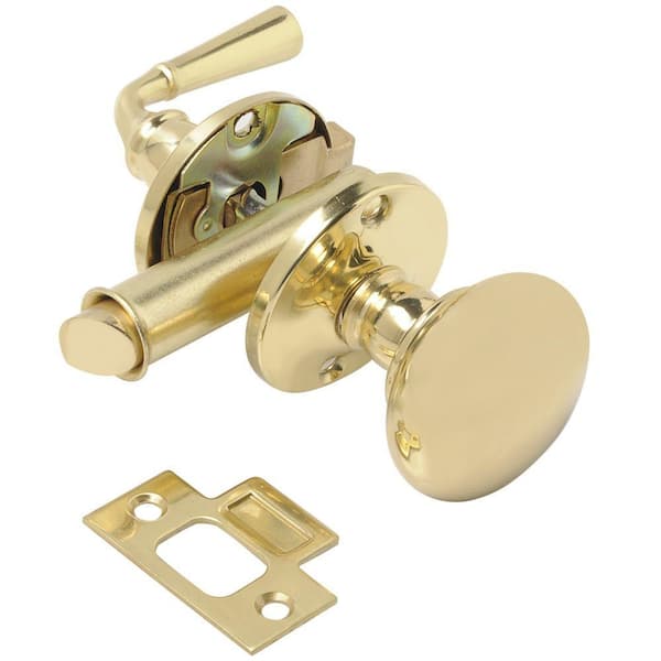 Wright Products Polished Brass Mortise Screen Door Latch