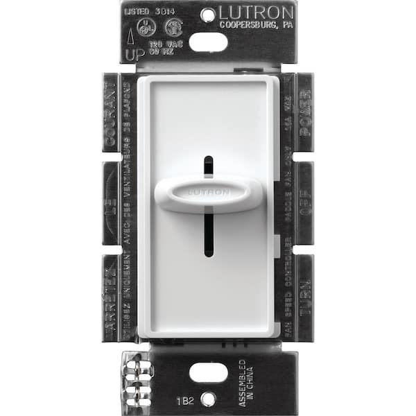 Lutron Skylark Slide Fan Control, 3-Speed, 1.5-Amp/Single-Pole, Gray