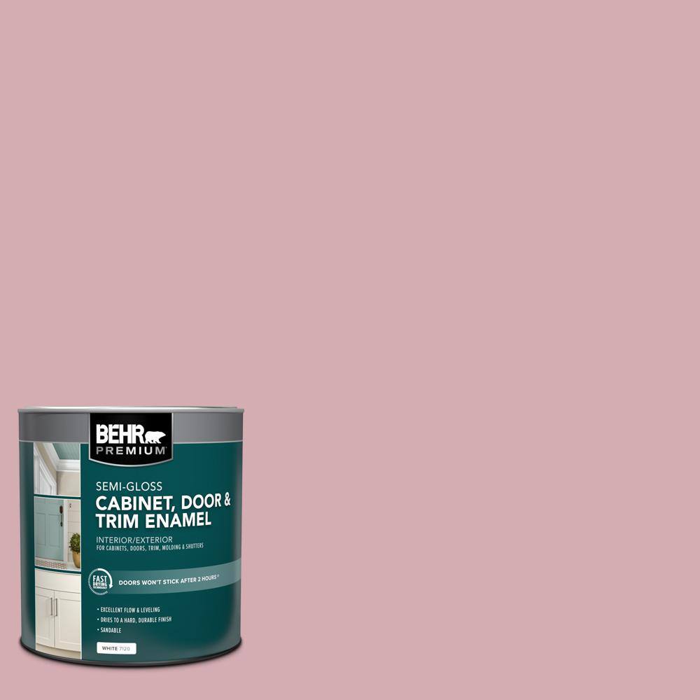 1 qt. #S130-3 Ballet Rose Semi-Gloss Enamel Interior/Exterior Cabinet, Door & Trim Paint price history on PriceWatchPro