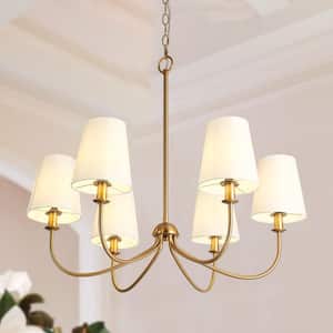 LNC Transitional Plated Brass Linear Chandelier with White LNC Transitional Plated Brass Linear Chandelier with White