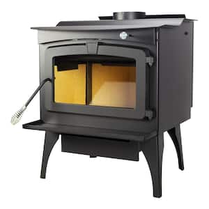2,500 sq. ft. Wood Burning Stove with Stainless Steel Ash Lip and Blower