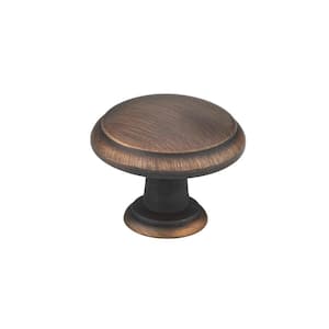 Esterel Collection 1-3/16 in. (30 mm) Brushed Oil-Rubbed Bronze Transitional Cabinet Knob