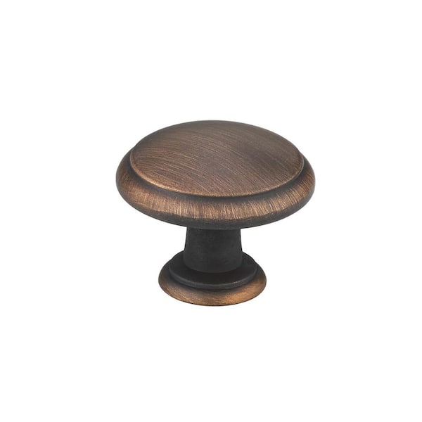 Richelieu Hardware Esterel Collection 1-3/16 in. (30 mm) Brushed Oil-Rubbed Bronze Transitional Cabinet Knob