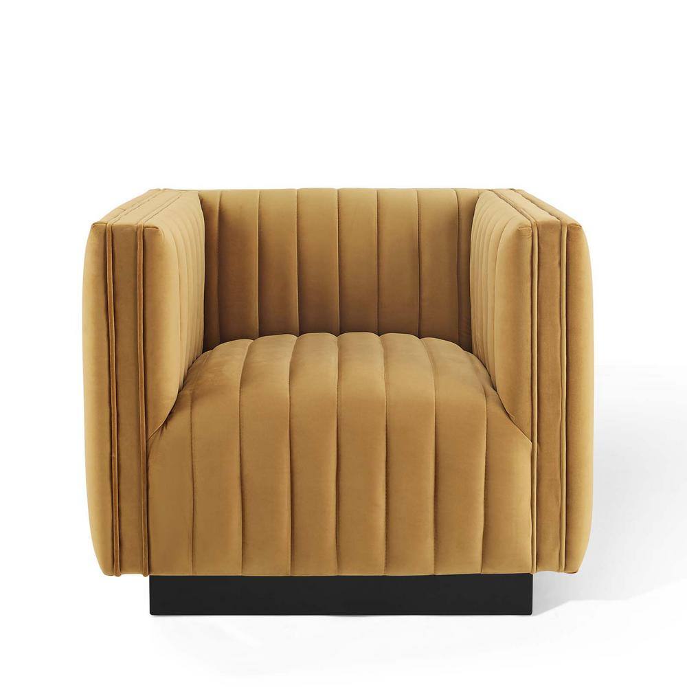 channel tufted swivel chair