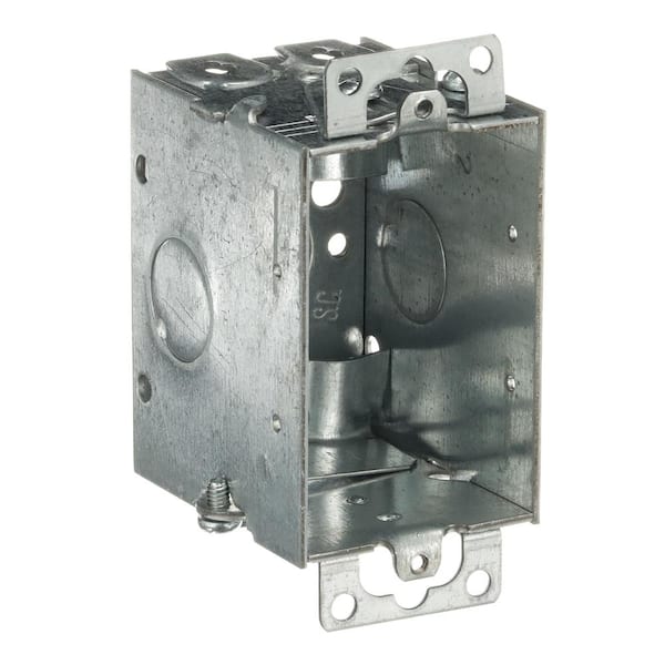Steel City 3 in. x 2 in. x 2-1/2 in 1-Gang Steel Old Work