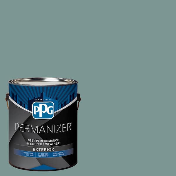 1 gal. PPG1144-5 Green Granite Semi-Gloss Exterior Paint