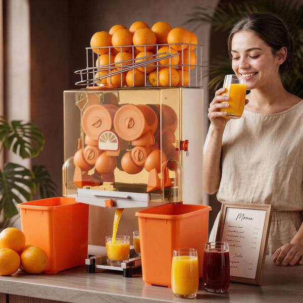 SVOPES Commercial Orange Juicer Machine 120W Electric Citrus Juice