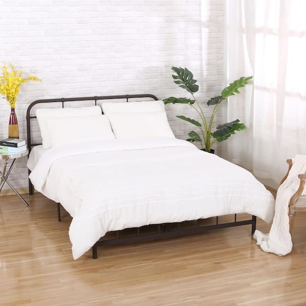 Noble House Briarfield Grey Queen Duvet Cover