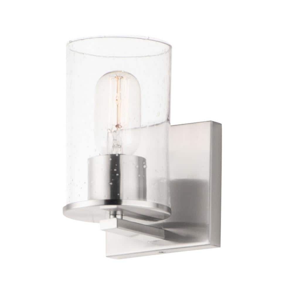 Sleek 40 in. 1-Light Satin Nickel Bath Vanity Light price history on PriceWatchPro