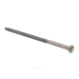 A307 Grade A Hot Dip Galvanized Steel 1/2 in. x 10 in. External Hex Lag Screws (10-Pack)