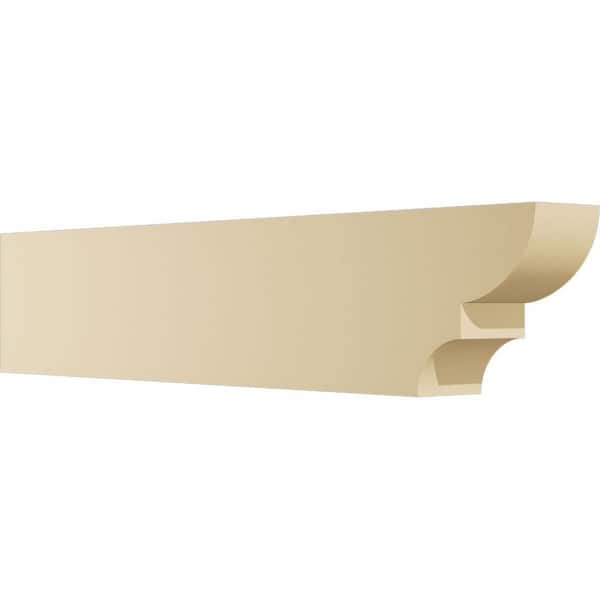 Ekena Millwork Standard Ridgewood 3 in. W x 6 in. H x 30 in. D Signature Urethane Rafter Tail Outlooker