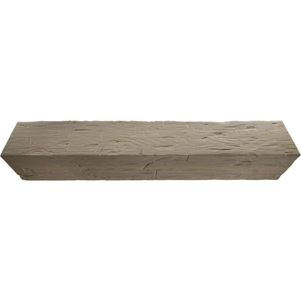 Champagne Mist Hand Hewn Faux Wood Ceiling Beam, 8' Length