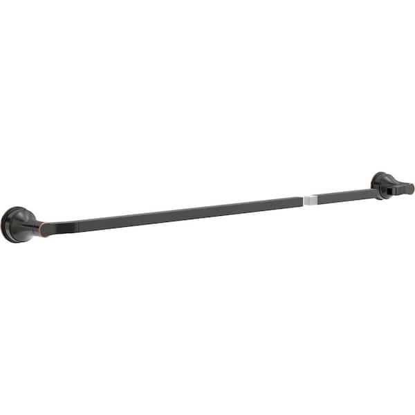Delta Faryn 18 in. Wall Mounted Towel Bar with 6 in. Extender Bath Hardware Accessory in Oil Rubbed Bronze