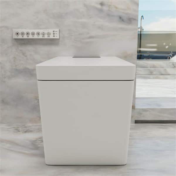 MYCASS Smart Toilet Bidet One-piece 0.8/1.2 GPF Dual Flush Square