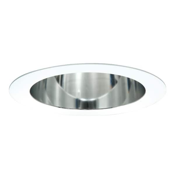 6 in. Clear Recessed Ceiling Light Reflector Trim