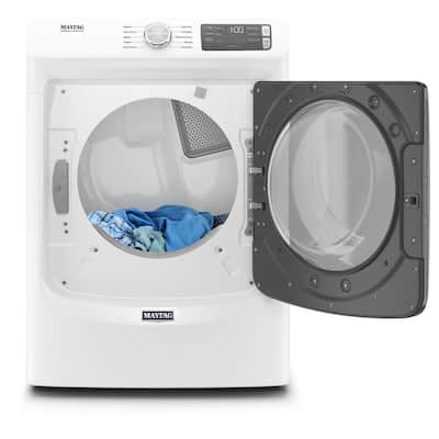 7.3 cu. ft. 120 Volt White Stackable Gas Vented Dryer with Quick Dry Cycle, ENERGY STAR
