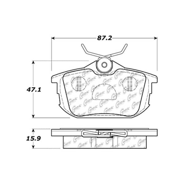 Centric Parts Disc Brake Pad Set