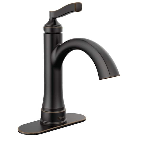 Delta Faryn Single Handle Single Hole Bathroom Faucet in Oil Rubbed Bronze