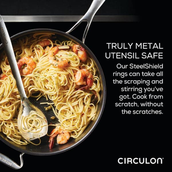 Circulon SteelShield C-Series 12.5 Clad Tri-Ply Nonstick Frying Pan