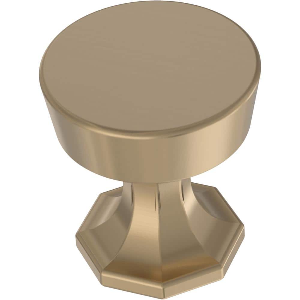 Classic Octagon 1-1/4 in. (32 mm) Classic Champagne Bronze Round Cabinet Knob price history on PriceWatchPro