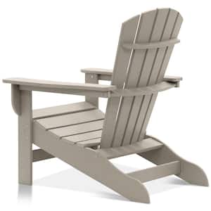 Boca Raton Light Gray Recycled Plastic Adirondack Chair
