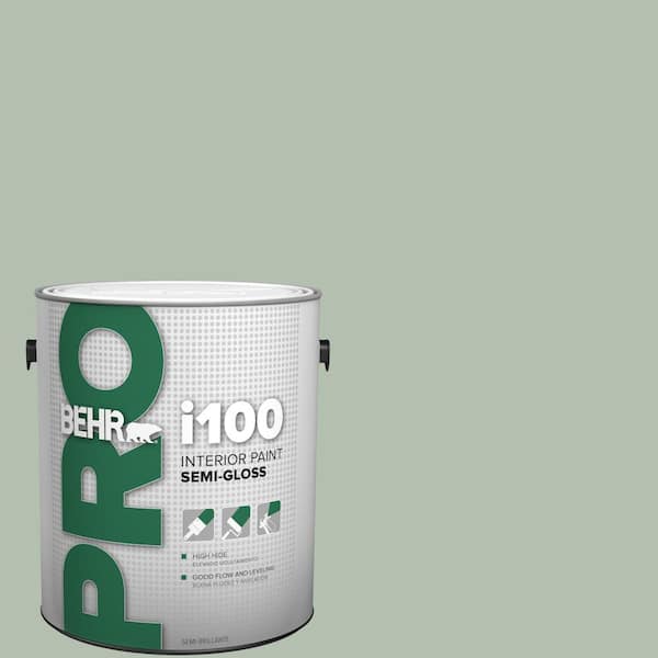 BEHR PRO 1 gal. #N400-3 Flagstaff Green Semi-Gloss Interior Paint