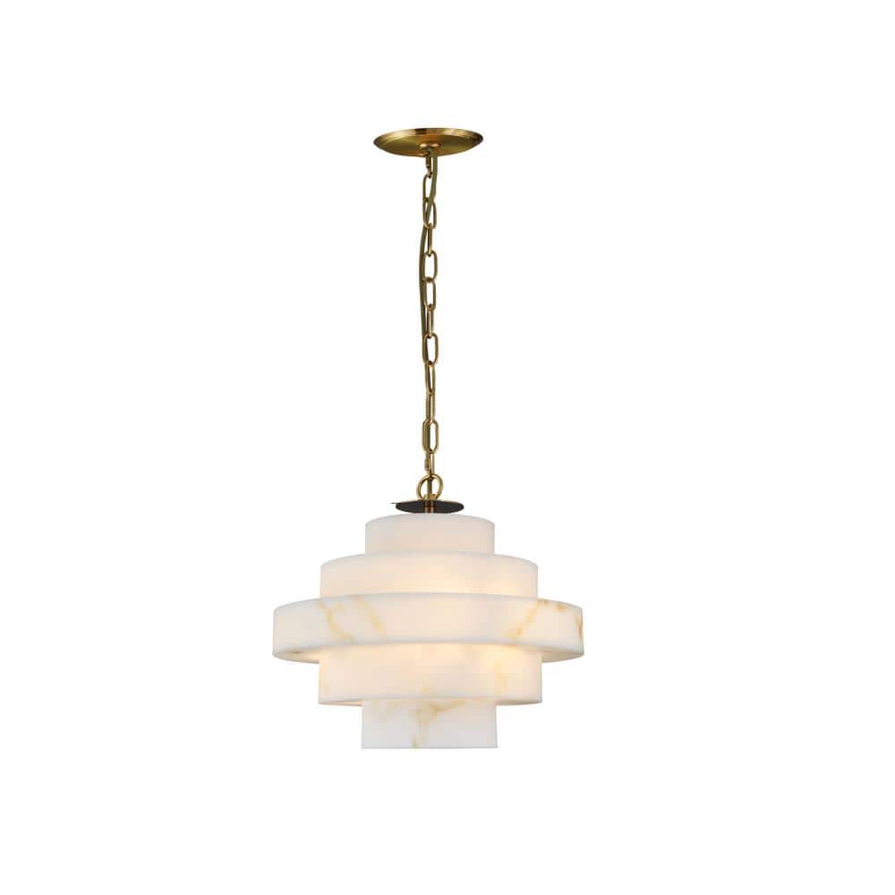 Silma Bohemian Gold 4-Light Coastal Chandelier-Nordic Milk White, Glass Pen