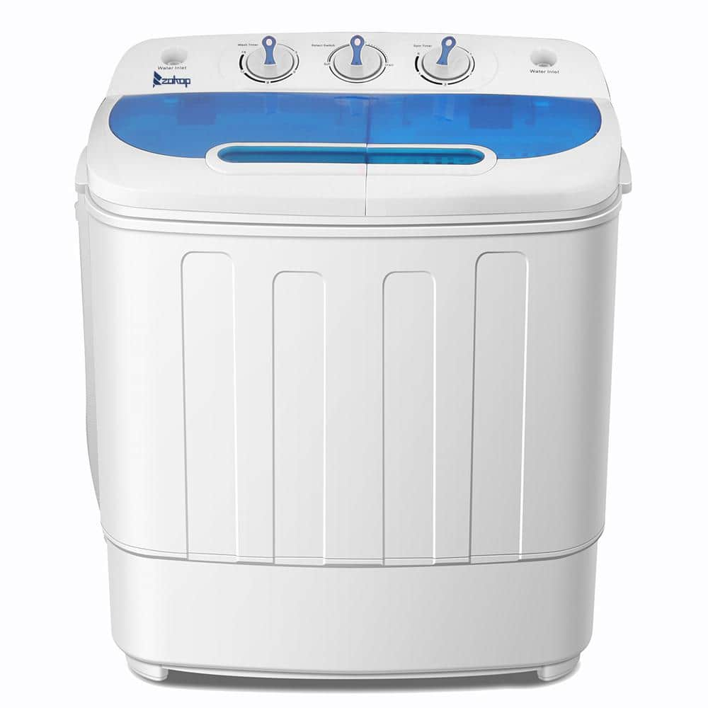 SALE selling Twin Tube Semi-automatic Gray Cover Washing Machine (7.7 6.6)lbs