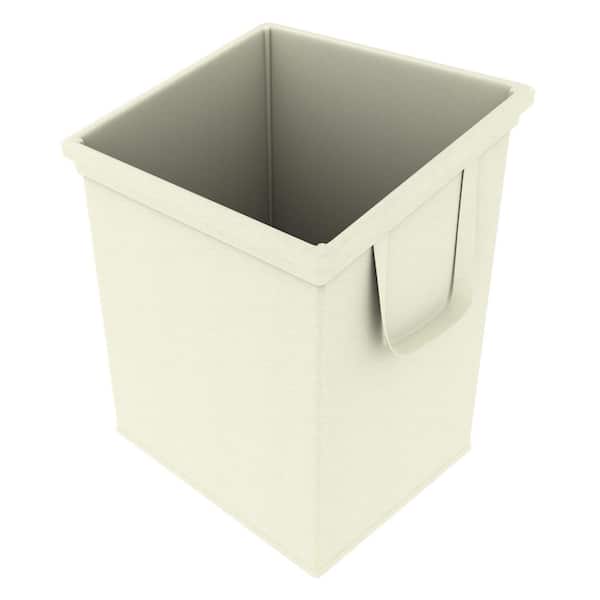 Textured 20.5 in. W x 12. 6 in. D x 21. 85 in. H Fabric Minimal Rectangle Rustic Laundry Room Hamper