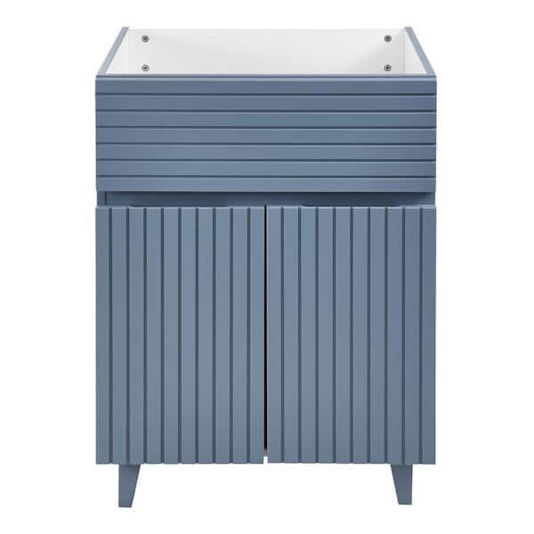 Swiss Madison Bernay 24 in. W x 18 in. D x 33 in. H Bath Vanity Cabinet with Out Top in Heather