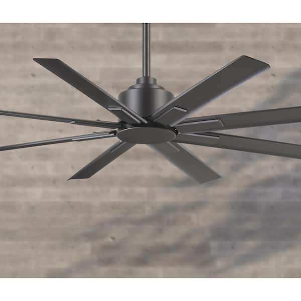 Xtreme H2O 52 in. Indoor/Outdoor 6-Fan Speeds Ceiling Fan in Smoked Iron with Remote Control