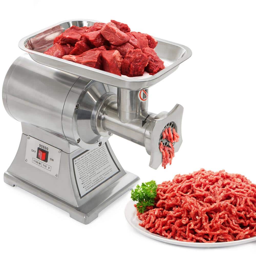 Stainless Steel 1100W Commercial Electric Meat Grinder with Cutting Blade