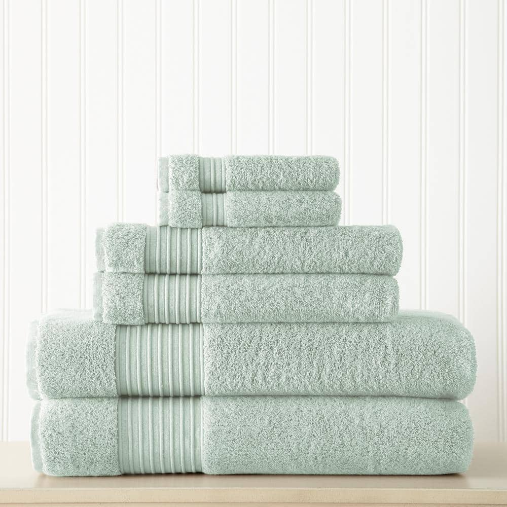 UPC 645470172903 product image for MODERN THREADS 6-Piece set Aqua 100% Turkish Cotton towel, Blue | upcitemdb.com