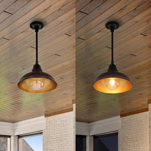 ジャックダニエルハニーLEDモーションディスプレー JONATHAN Y Jasper 12.25 in. 1-Light Wood Finish/Copper