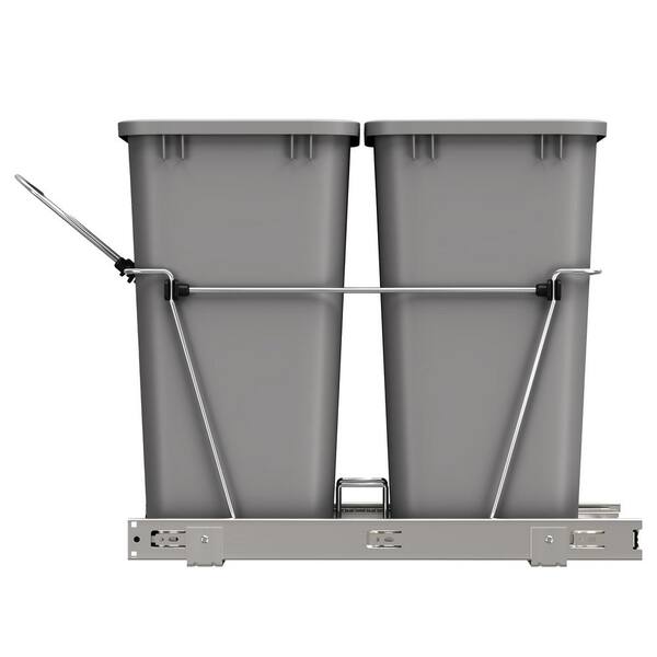 Double 35 Qt. Containers/Full-Extension Slides, RV-18KD-17C S (Rev