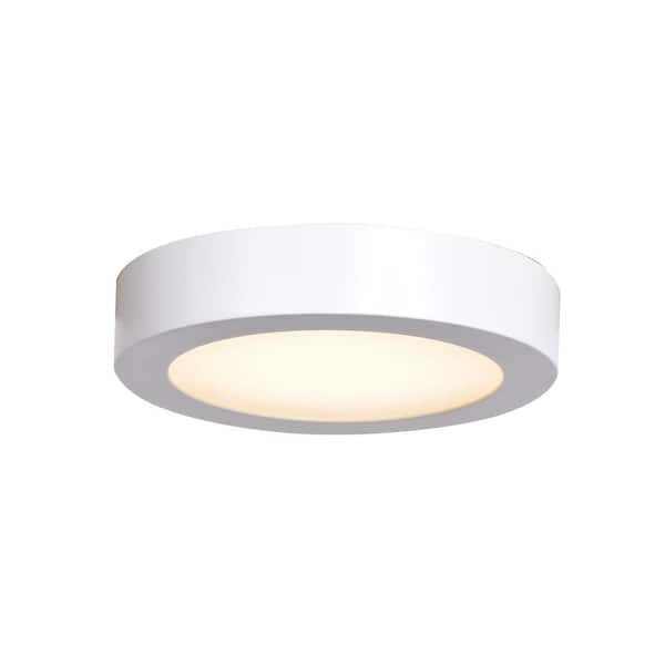 Access Lighting Ulko Exterior 14-Watt White Integrated LED Outdoor Flush Mount