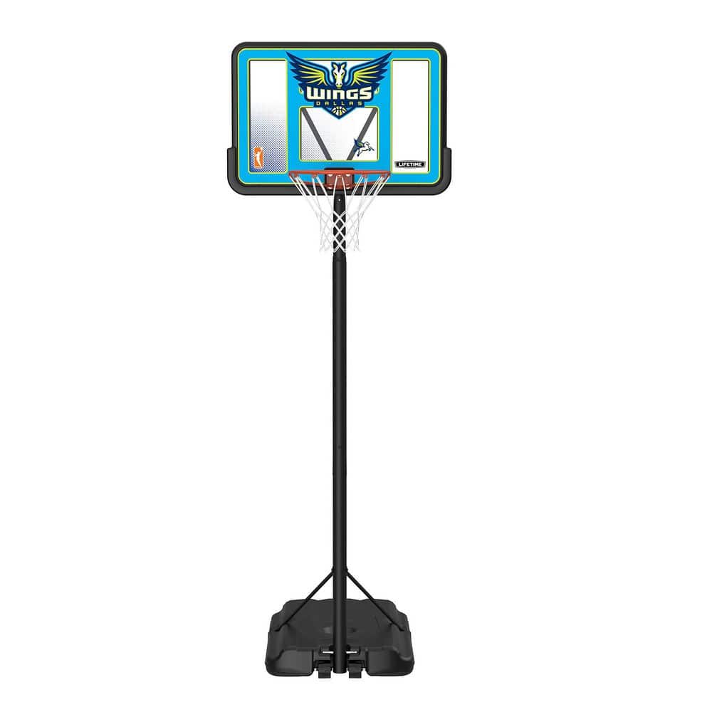 "WNBA Dallas Wings 44"" Portable Basketball Hoop with Wheels-7.5 to 10 Ft Adjustable Height" price history on PriceWatchPro