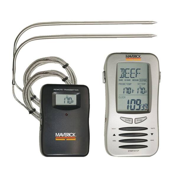 Maverick Redi-Chek Silver LCD Food Thermometer