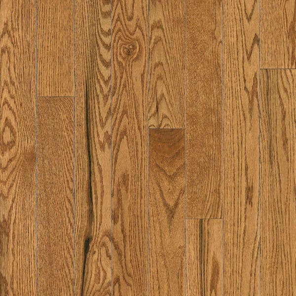 Bruce Take Home Sample - Plano Field and Woodlands Red Oak 3/4 in. T x 5 in. W Smooth Solid Hardwood Flooring