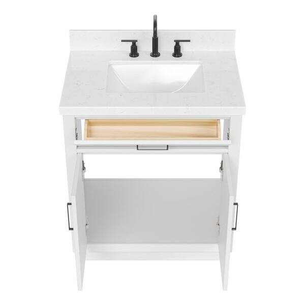 ARIEL Hepburn 30 in. W x 22 in. D x 36 in. H Single Sink ARIEL Hepburn 30 in. W x 22 in. D x 36 in. H Single Sink