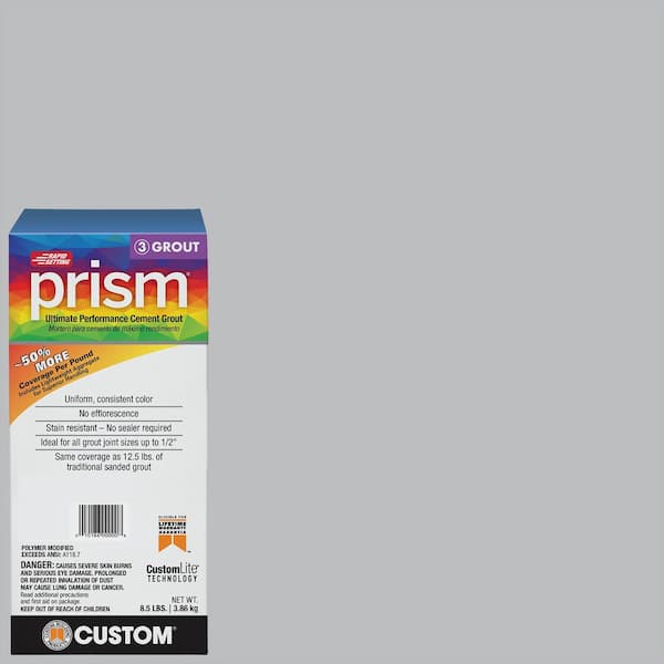 Custom Building Products Prism #115 Platinum 8.5 lb. Ultimate Performance Rapid Setting Cement Grout